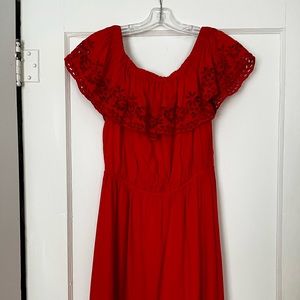 🔥Latina style off shoulder Loft dress